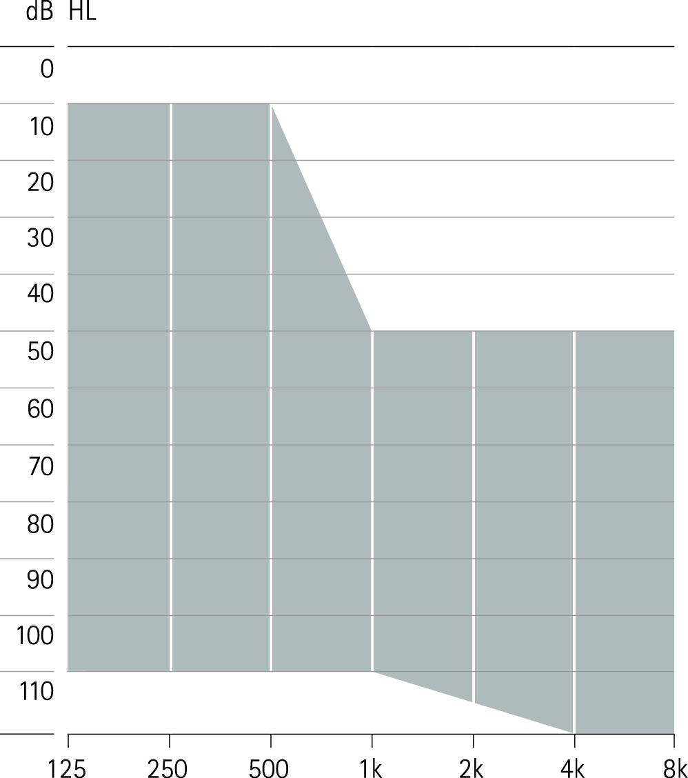Fitting Range Phonak Naida Q SP