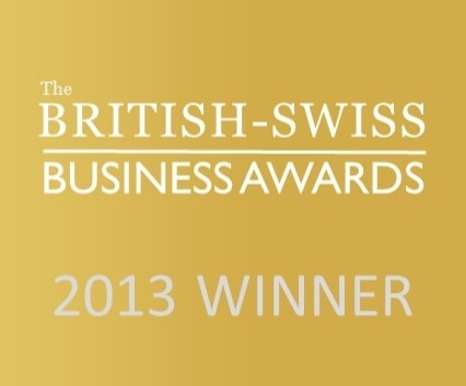 Winner of the British-Swiss Business Awards 2013