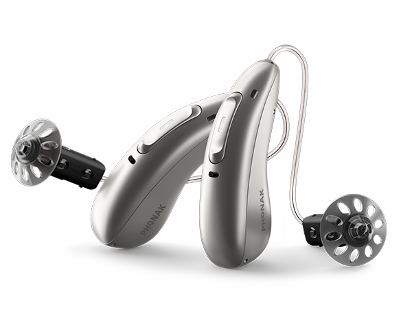 audéo fit hearing aid with health data tracking and universal connectivity