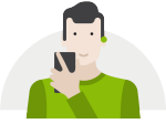 Pic_myCall-to-Text_app_reading_phone_icon.png