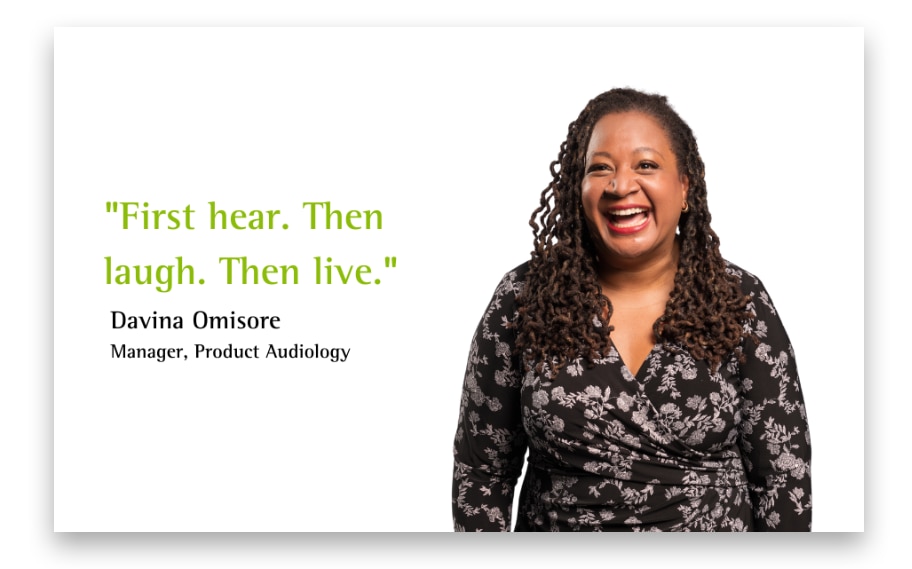 Davina Omisore, Manager Product Audiology | Phonak for Professionals