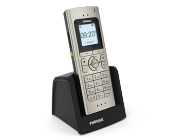 DECT II Phone in Base Perspective