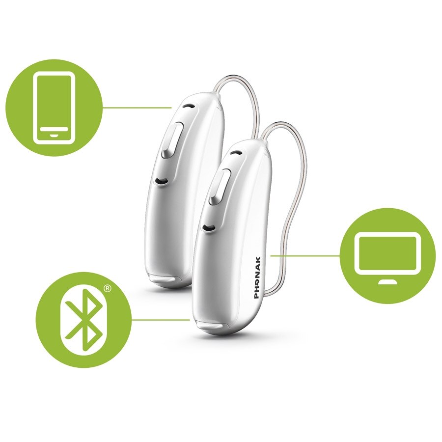 Phonak Audéo B-Direct with icons