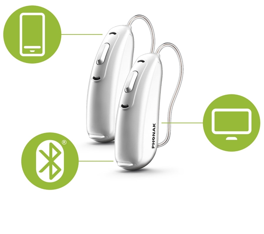 Phonak Audéo B-Direct with icons